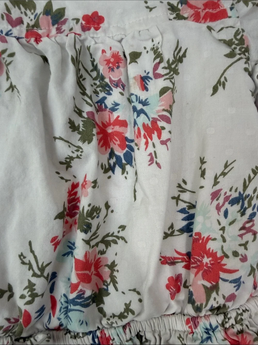 Baby Gap,Girls White Floral Summer Dress